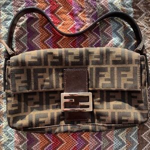 AUTHENTIC Fendi Zucca Baguette Purse